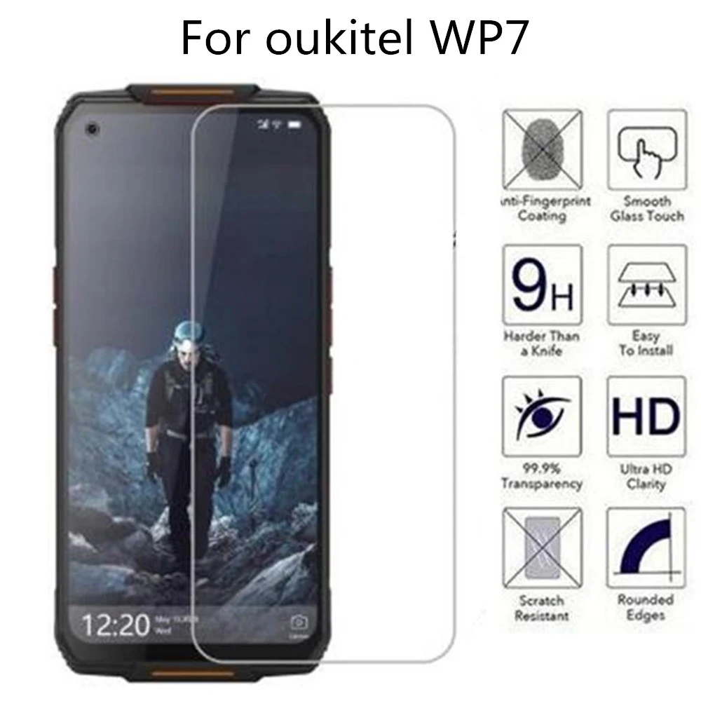 2 шт. чехол для Oukitel WP7 WP6 WP2 WP5 WP8 Pro стеклянная Защитная пленка экрана телефона WP 6 7 8 5