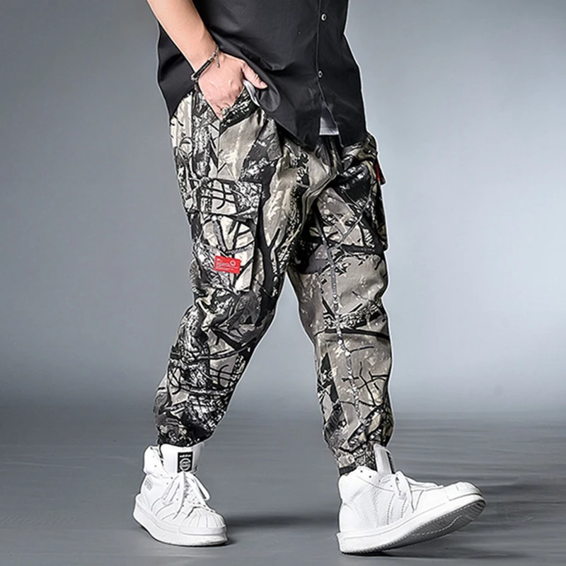Leaves Print Streetwear Men's Harem Pants Plus Size 7XL 8XL Hip Hop Casual Male Track Pants Big Size Joggers Trousers Men Pants Leaves Print Streetwear Men's Harem Pants Plus Size 7XL 8XL Hip Hop Casual Male Track Pants Big Size Joggers Trousers Men Pants