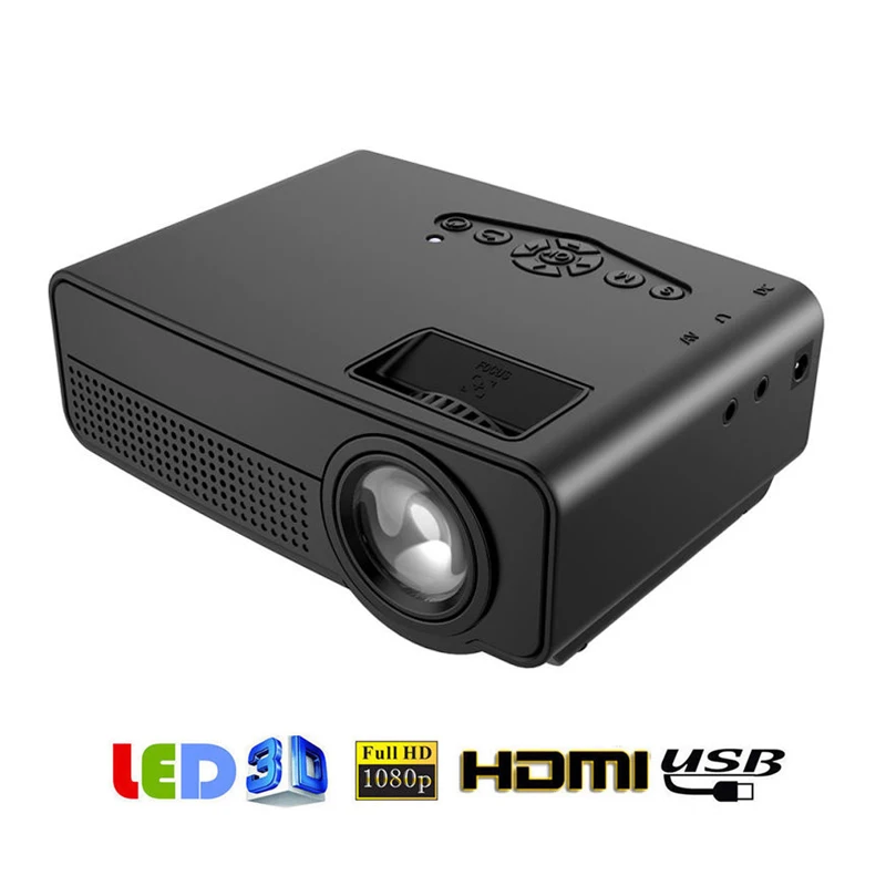 S280 мини проектор с поддержкой 1080P HD ультра портативный 30 тысяч часов жизни
