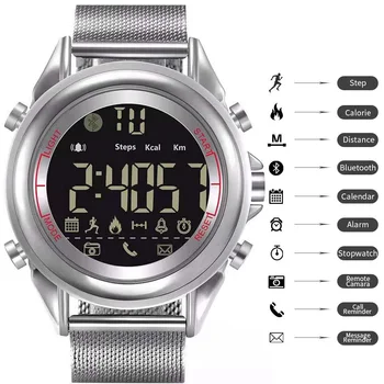 

Sport Smart Watch Men Reloj Inteligent watch Waterproof pedometer Message Reminder Bluetooth Outdoor Smart Watch for ios Android