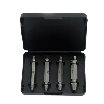 

4pcs Metal Multipurpose Removal Easy Out Practical Broken Bolt Durable Quick Industrial Tool Screw Extractor