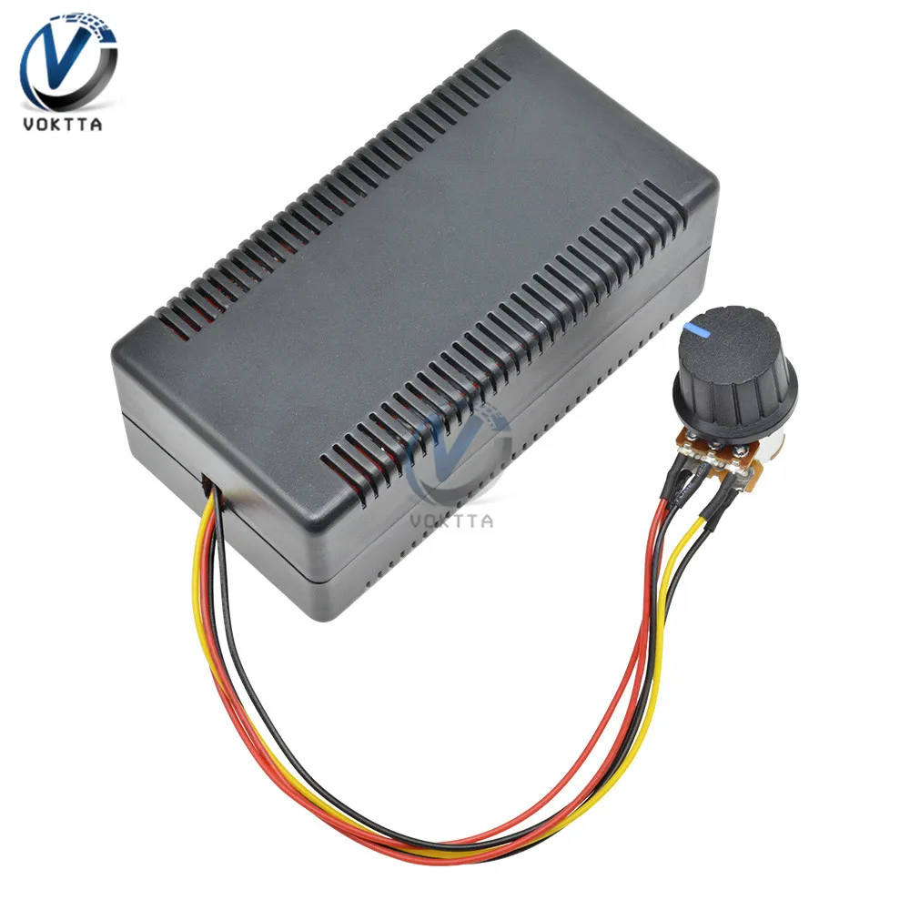 DC 10-50V 40A DC Motor Speed Controller 12V 24V 48V PWM Regulator HHO RC Control Motor Adjustable Power Control with Shell