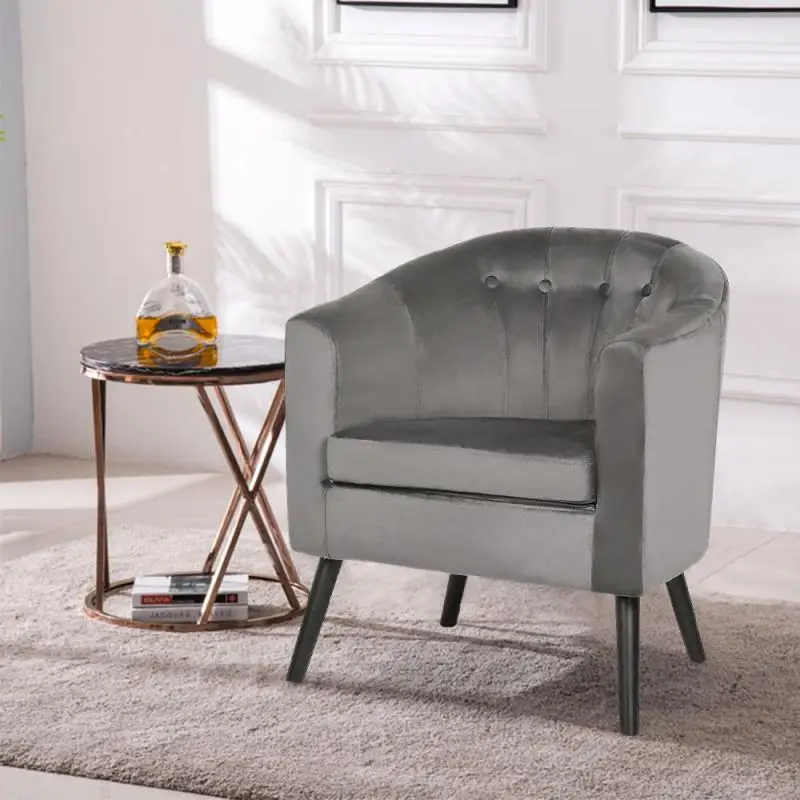 Nordic Style Particleboard Single Sofa Chair Modern Minimalist Living Room Bedroom Furniture Balcony Lazy Leisure HWC |
