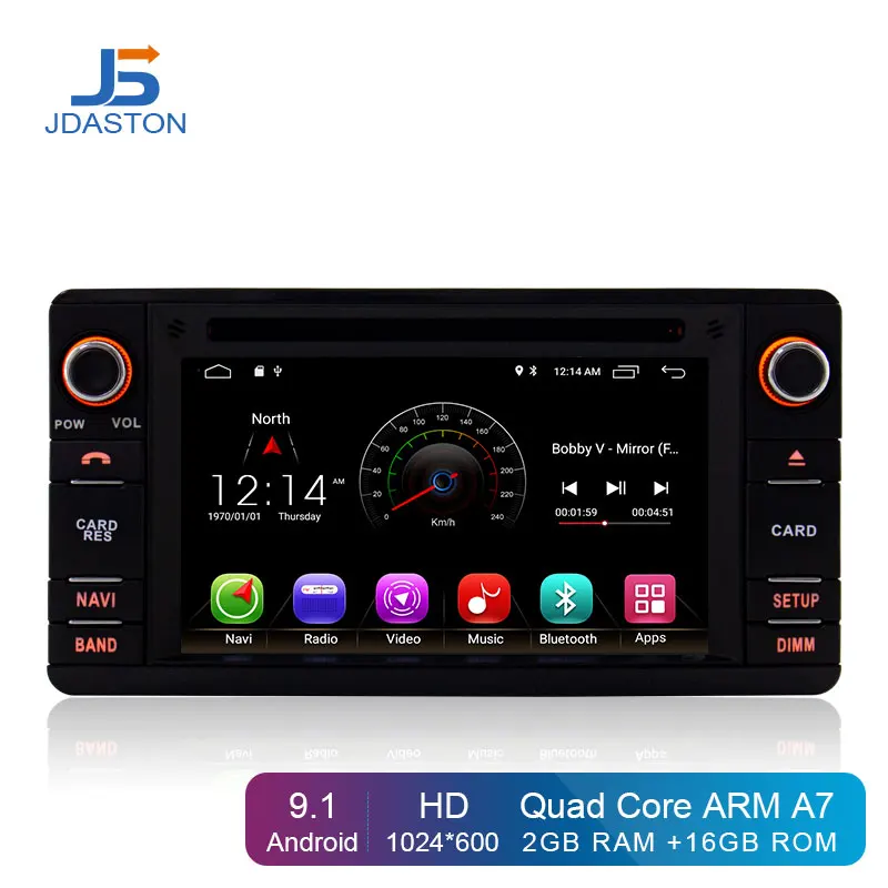 Discount JDASTON Android 9.1 Car DVD Player For Mitsubishi Pajero V93 V97 Outlander Sport L200 2 Din Car Radio Multimedia Stereo Stereo 0