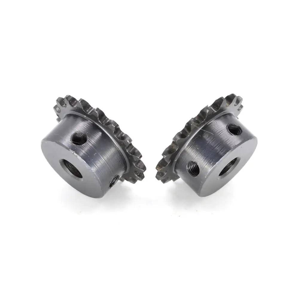 1Pcs 04C Chain Gear 45# Steel 9-24 Tooth 5mm-18mm Bore Industrial Sprocket Wheel Motor Chain Drive Sprocket