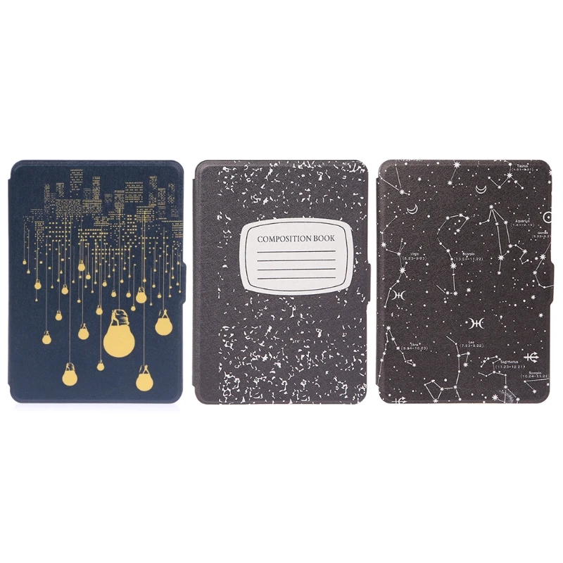 Leather Protective Cover Case Tablet Stand For Amazon Kindle Paperwhite 1/2/3