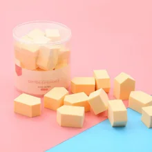 15 шт. Косметическая пуховка Влажная и сухая губка двойного назначения легко наносить макияж Косметика Красота Макияж инструмент. w