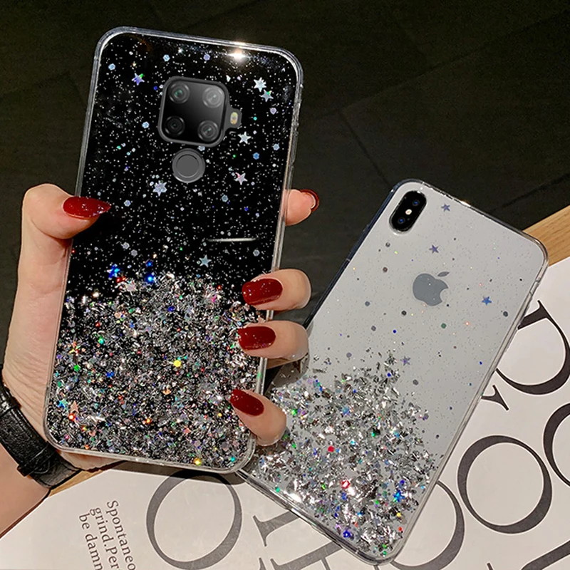 Чехол с серебряной фольгой для Huawei P20 P30 P10 Lite Mate 20 10 9 Pro чехлы Nova 3 3i 3E 5 5i 4 E 2S задняя