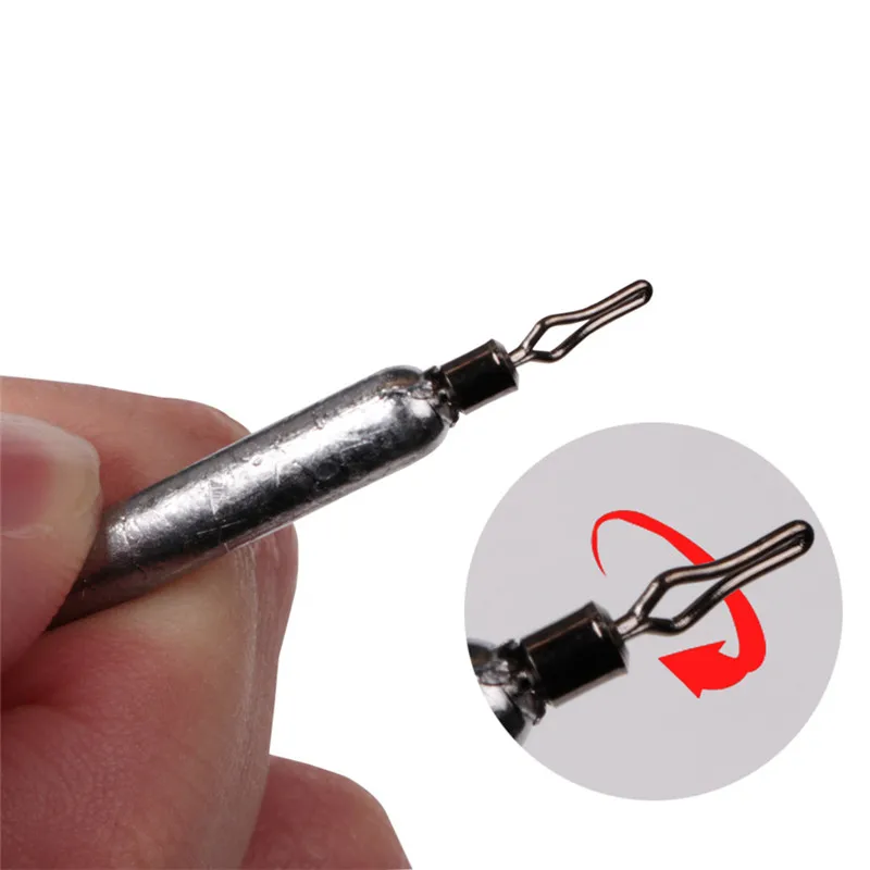 

Fishing Lead Sinker Set Tool Pike Perch Chub Fishing Drop Shot Pensil Weight Lead Silver Kit Tackle 5PCS Fishing Hook Leads