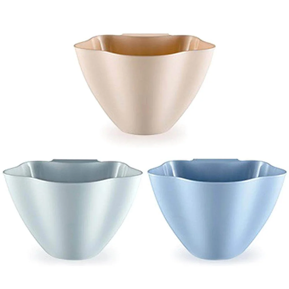 Kitchen Cabinet Door Hanging Trash Garbage Bin Can Rubbish Storage Boxes Baskets Deskside Reusable Garbage Containers