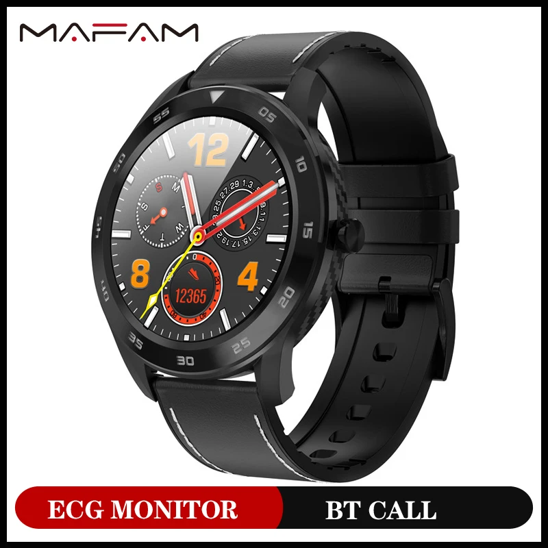 Смарт часы MAFAM DT98 с Bluetooth и циферблатом Полноэкранный сенсорный браслет фитнес