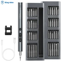 Jeu de Tournevis Électrique Multi accessoire, Outil de Vis de Grande Capacité, Outils de Précision Puissant, 62/ 28 Pièces en 1