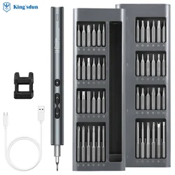 Jeu de Tournevis Électrique Multi accessoire, Outil de Vis de Grande Capacité, Outils de Précision Puissant, 62/ 28 Pièces en 1 