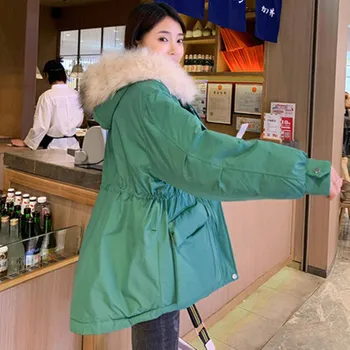 

2019 Down Cotton Pad Women Short Winter Jacket Cotton Jacket Loose Korean Ins Students New Women Large Size Parka CH893