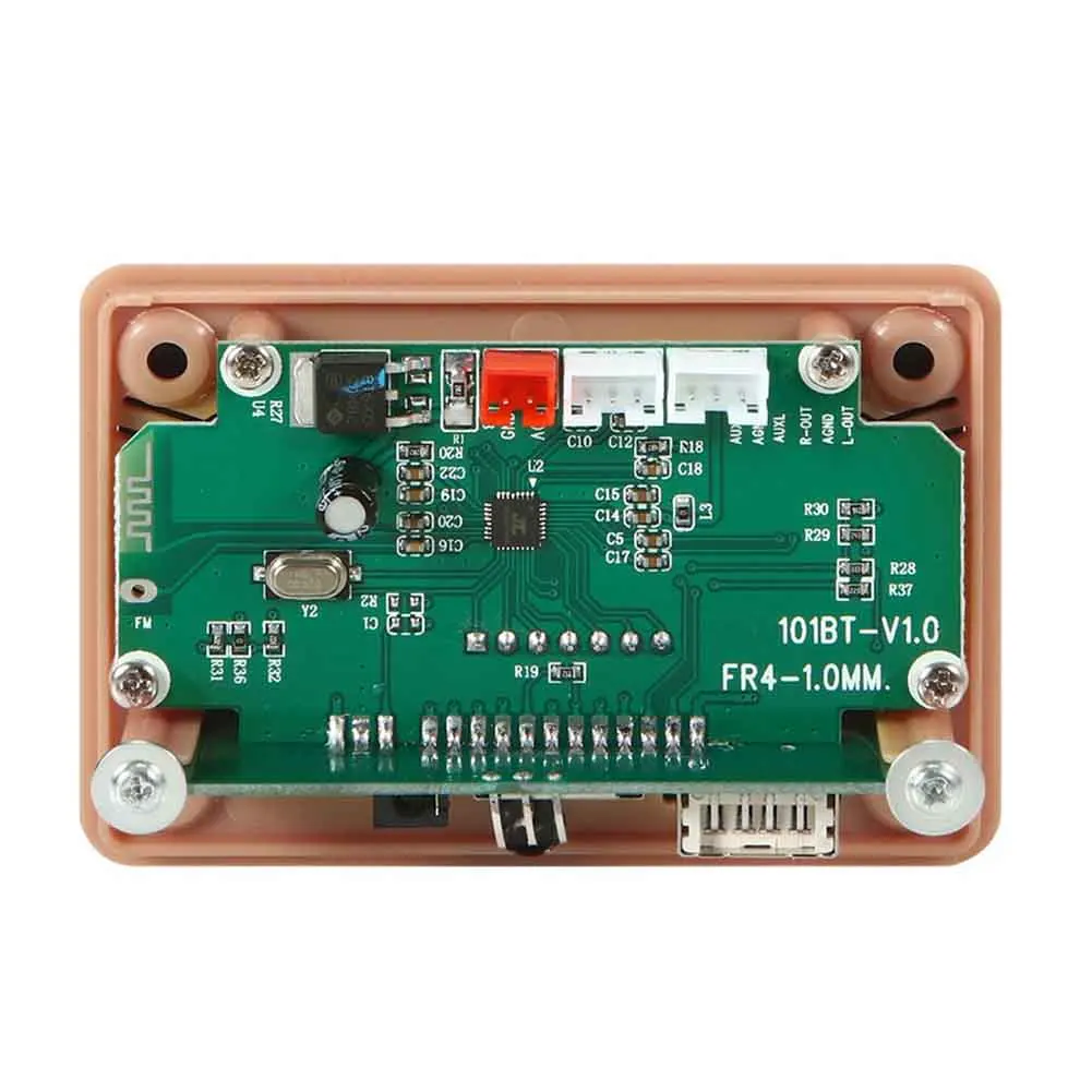 DC 12 В TF профессиональный MP3 декодер плата Bluetooth 5,0 электронный fm-радио модуль WAV WMA Универсальный автомобильный аудио беспроводной USB порт