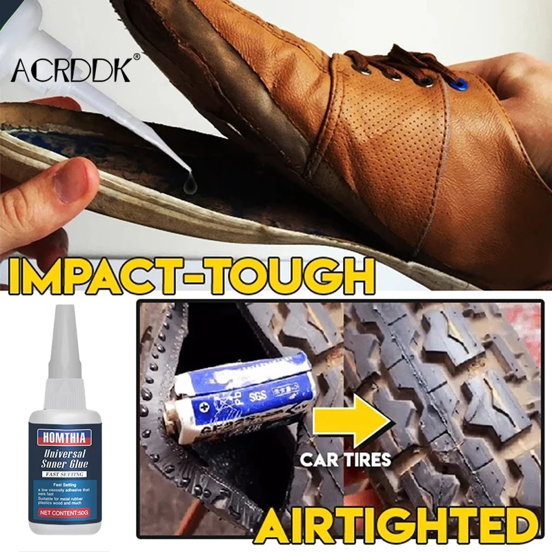 Universal Glue Strong Plastic for Resin Ceramic Metal Glass 50ml Instant DF | Канцтовары для офиса и дома