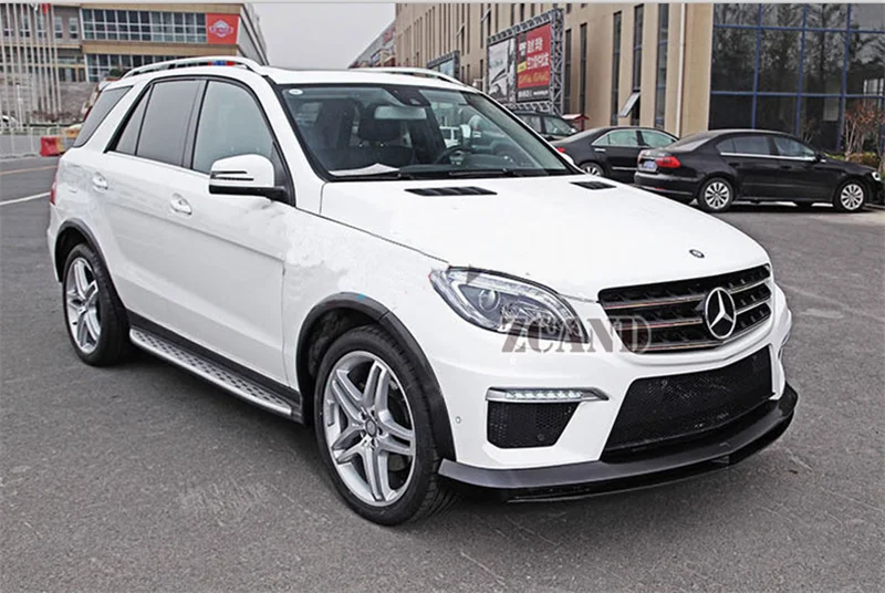 Настоящее углеродное волокно передний спойлер для Benz W166 ML63 2015UP