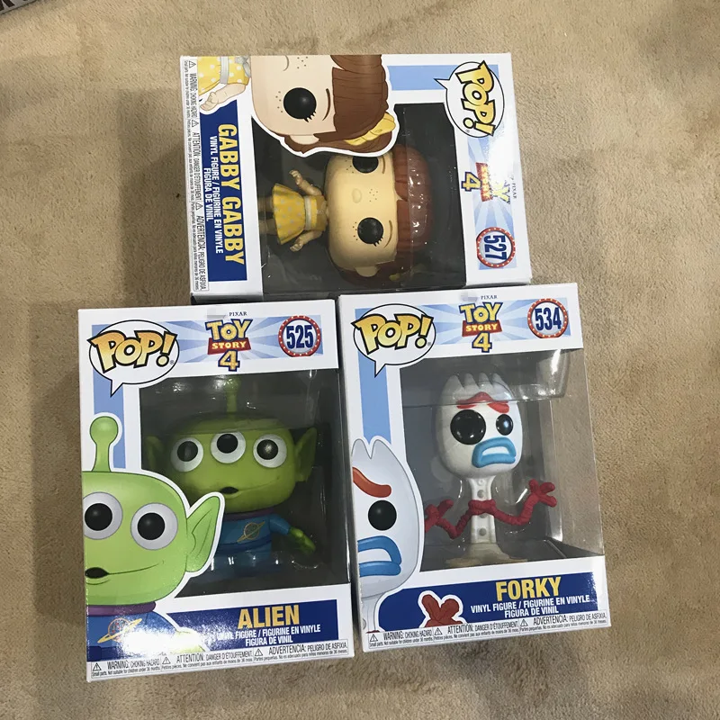 Официальный Funko pop Toy Story 4-Alien, Gabby, Forky Виниловая фигурка Коллекционная модель игрушки с оригинальной коробкой