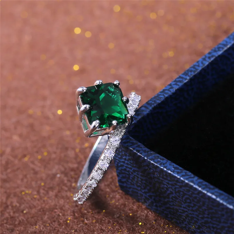 Vecalon, классическое кольцо, серебро 925 пробы, 2ct, AAAAA Cz, обручальное кольцо, кольца для женщин, свадебные Винтажные Ювелирные Изделия