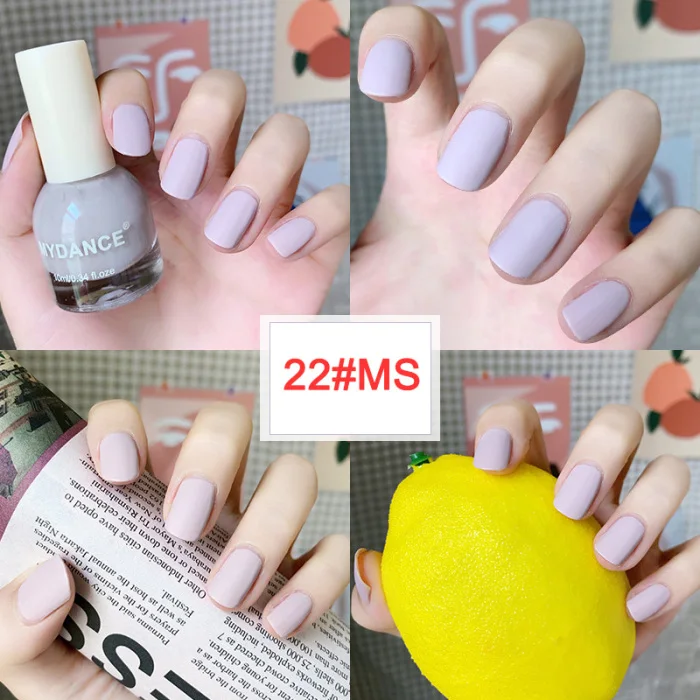Matte Nail Polish Satin Velvet Long-lasting Nail Polish for Girls Nail Art Decoration YUF99