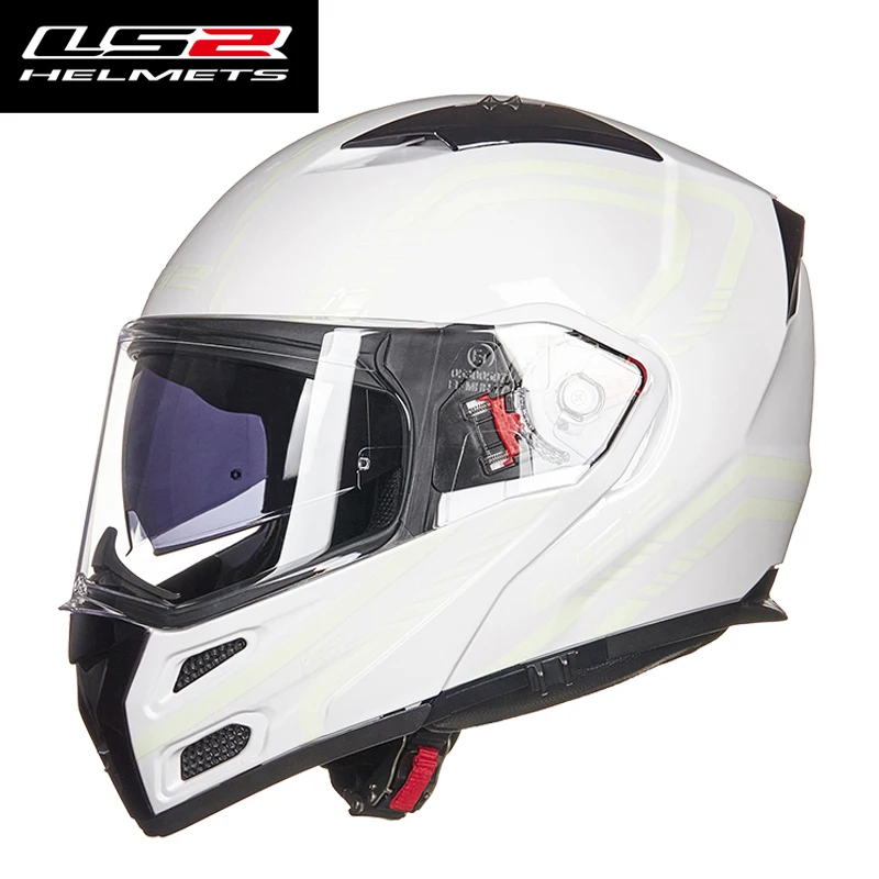 LS2 Firfly С Откидывающейся Крышкой полностью лицевой мотоциклетный шлем