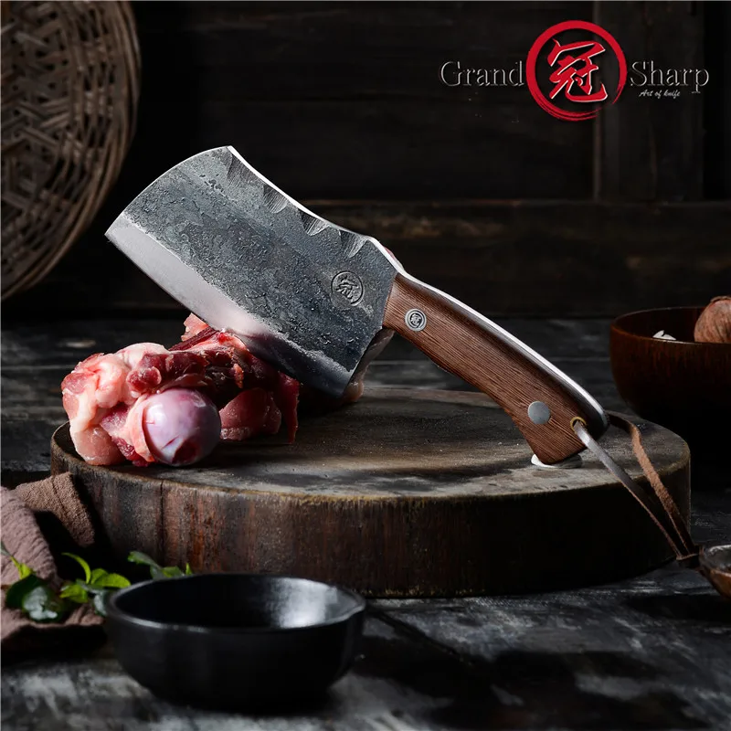 Grandsharp кованый нож ручной работы из нержавеющей стали шеф повара для нарезки