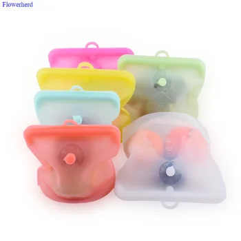 

Food Grade Silicone Fresh-keeping Bag Without Tie Rod with Date Pointer Food Packing Ziplock Bag Storage Bag Food Organizer