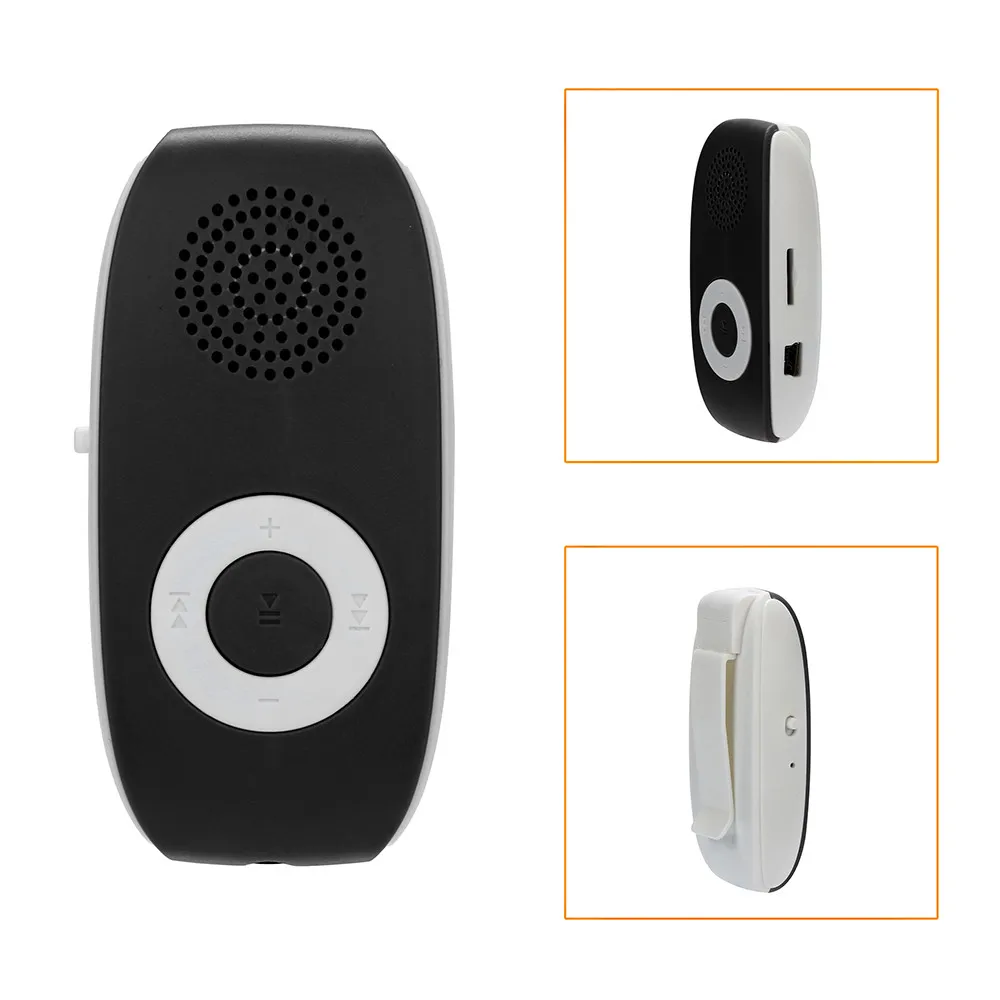 USB MP3-плеер с зажимом Поддержка SD TF карты 32 Гб Спортивная музыка встроенный динамик MP3 музыкальный медиа детский аудио музыкальный плеер F816