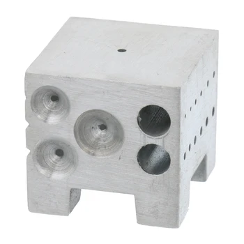 

Mini Steel Dapping Doming Shaping Block Cube Jewelry Jeweler Punch Tool