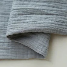 DIY швейная бамбуковая шлёвка домашний текстиль платье ручной работы двойной хлопок льняной креп ткань теплая одежда мода ремесло мягкая