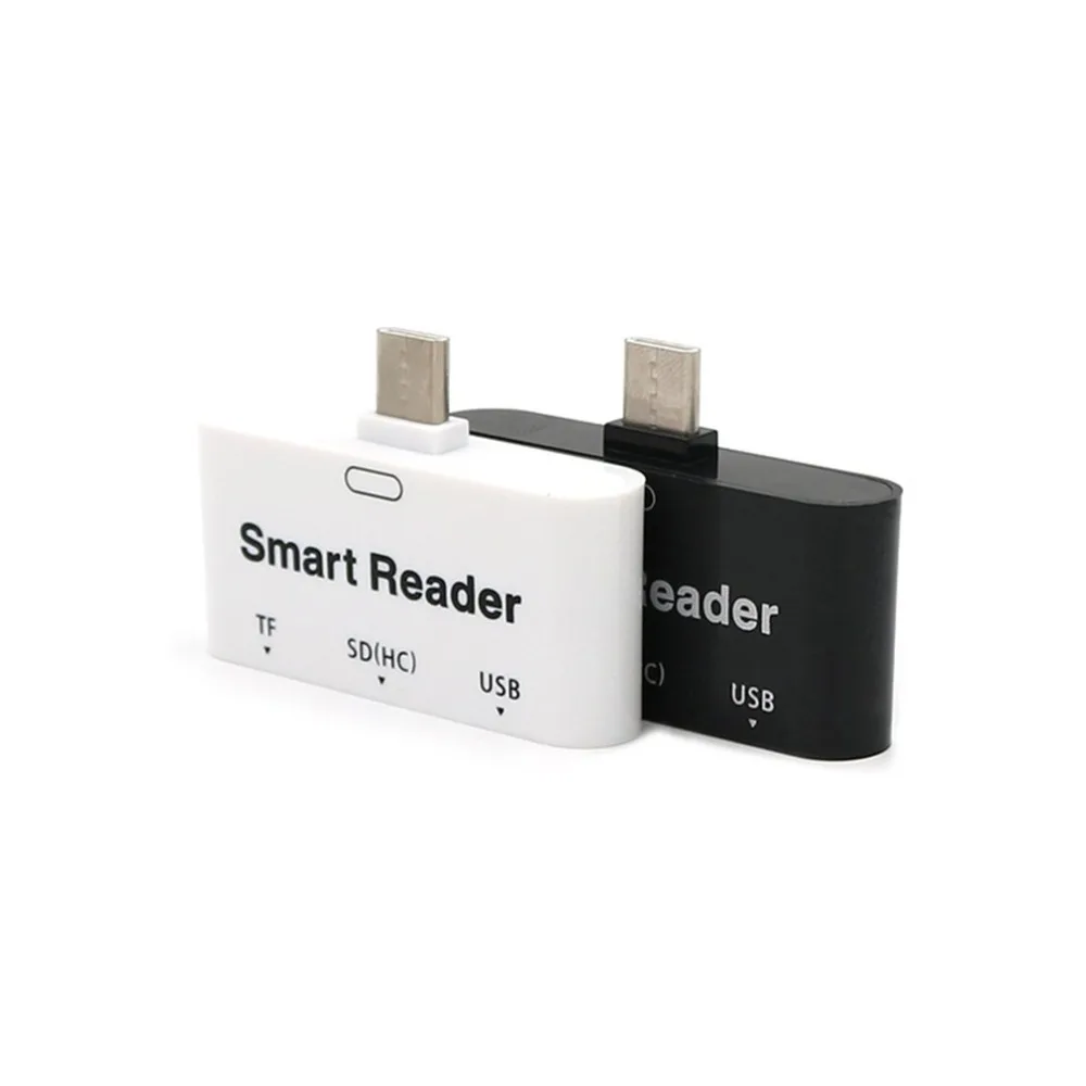 Type C и Micro USB и USB 3 в 1 OTG Кардридер высокоскоростной USB2.0 Универсальный OTG TF/SD для Android Компьютерный удлинитель-переходник