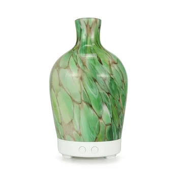 

100ml Glass Ultrasonic Aroma Diffuser Essential Oil Aromatherapy Diffuser Electric Air Humidifier with Led Lamp Mist Maker