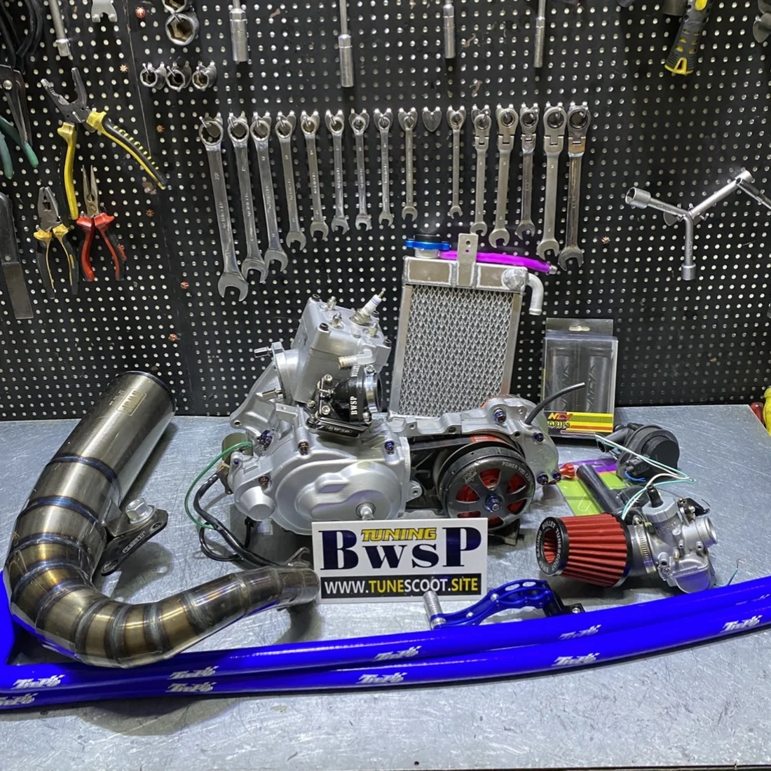DIO50 AF24 AF27 Engine 125cc Complete Kit Big Bore Cylinder 54mm 