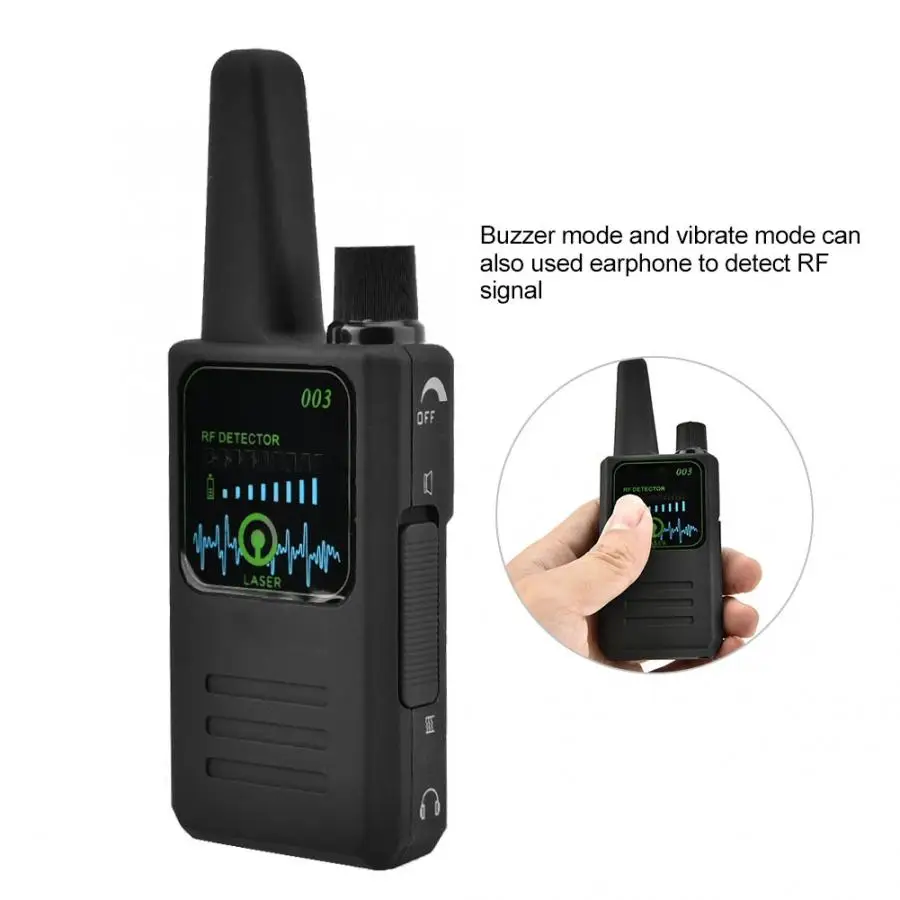 

Multi-Function Anti-Spy Anti-Tracking Camera Wireless Signal Detector with Glasses