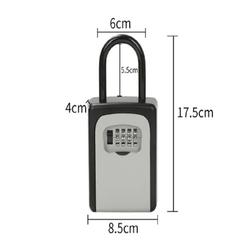 Mini Safe Housekeeper Secret Stash Key Lock Box Outdoor Wall Key Holder Digital Password Wall Keys Box Secret Compartment