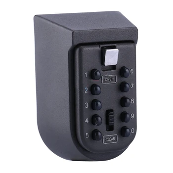 

Promotion! Outdoor Wall Mount Spare Key Safe Box Lock Holder Water Weatherproof