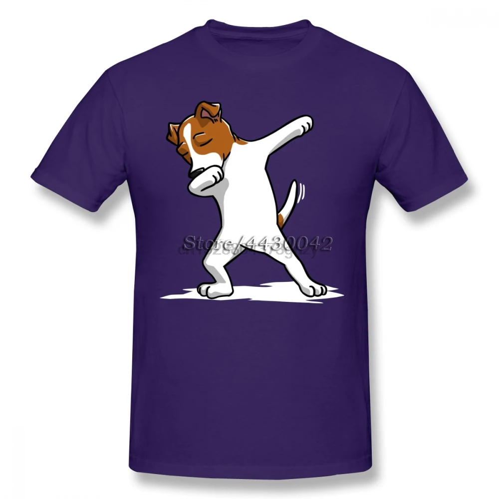 Забавная футболка для мужчин с изображением собаки Джек Рассел терьера Прямая
