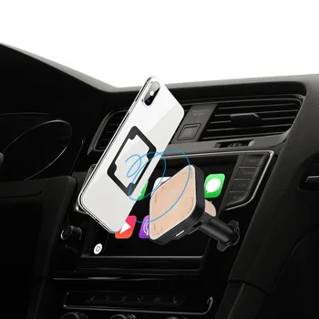 

Car Mount Qi Wireless Charger For iPhone X 8 Plus Quick Charge Fast Wireless Charging Pad Car Holder Stand For Samsung S8