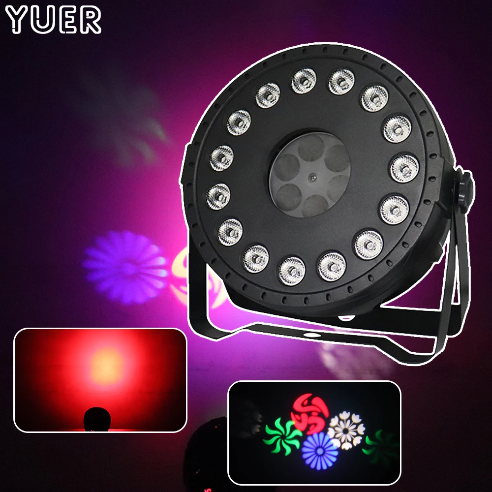 2Pcs/Lot 30W Mini LED Wash Spot 2IN1 Strobe Par Light DMX 512 Sound Control RGBW 4IN1 Professional DJ Disco Party Effect Light