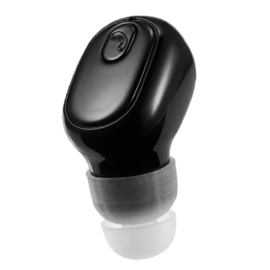 Bluetooth Earpiece V5.0 Mini Single Bluetooth Earbud Smallest Wireless Headphones Noise Cancelling Mic