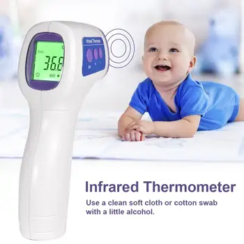 

In-stock Forehead Thermometer Infrared Thermometer Non-Contact Electronic Thermometer Kids Adults Body Temperature Measurement