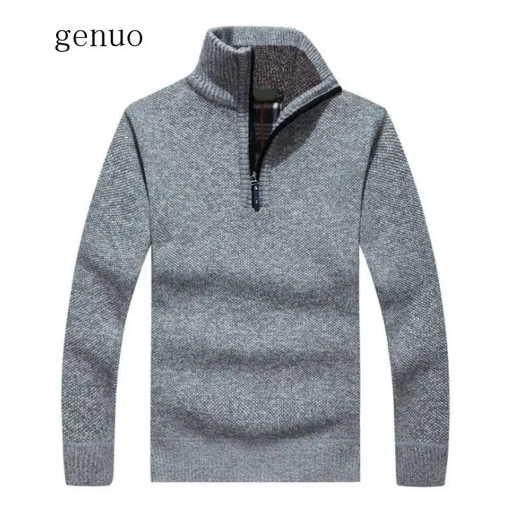 

New High Quality Brand Thickness Wool Sweater Men Turtleneck Sweater Mens Winter Jumpers Sweaters Mens Jacket Pullover