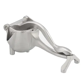 

Manual fruit press Easy to operate cost effective Removable cleaning Lemon and lime squeezer silver 1 set