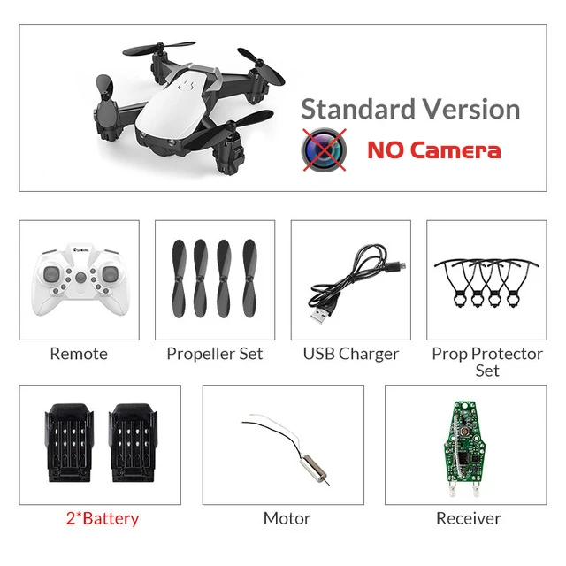 white30w2batteies Eachine E61 E61HW Мини WiFi FPV с HD камерой высота режим удержания складной Радиоуправляемый Дрон Квадрокоптер RTF - Цвет: white30w2batteies