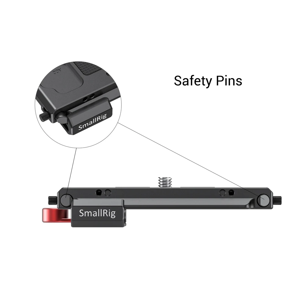  SmallRig QR Camera Plate Offset Kit for BMPCC 4K & 6K & Ronin S Crane 2 Moza Air 2 Slidable for cam