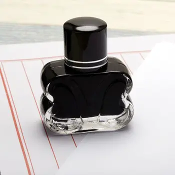 

Smooth Writing Fountain Pen Ink Refill Quick Drying Glass Bottled Pen Ink Black School Student Stationery Office Supplies C26
