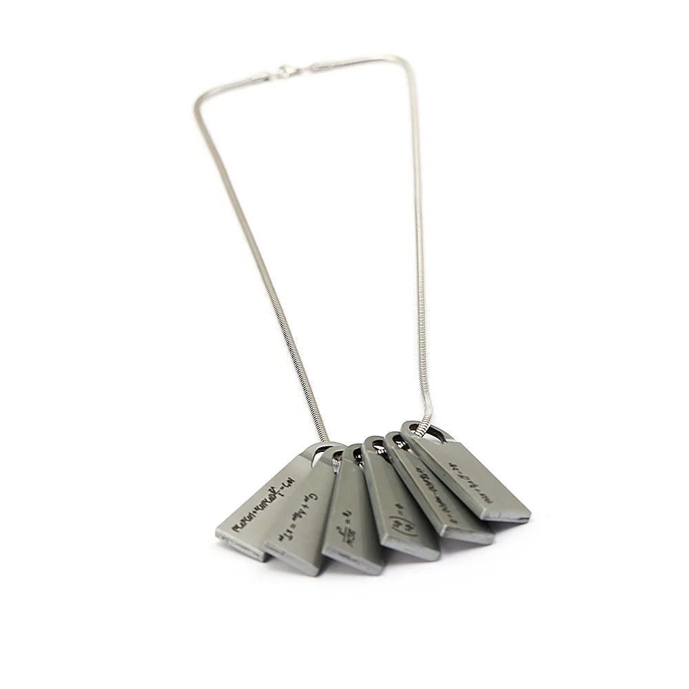 Горячая игра Death Stranding ожерелье Норман Марк ридус 6 пластин из сплава Fomulas металлический кулон чокер косплей для мужчин и женщин ювелирные изделия