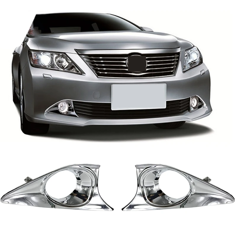 

Противотуманная фара для переднего бампера автомобиля TOYOTA CAMRY 2012 2013 2014 ABS, хромированная противотуманная фара