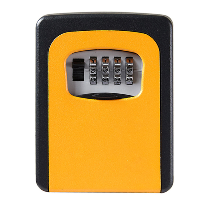 Office Wall Mount Key Storage Secret Box Organizer 4 Digit Combination Password Security Lock No Key Safe Box caja fuerte