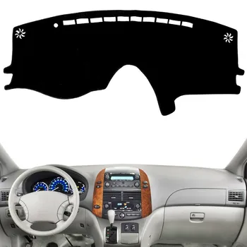 

Car Dashboard Mat Cover Pad Dashmat Sun Shade Instrument Carpet Accessories For Toyota Sienna XL20 2004 2005 2006 2007 2008-2010